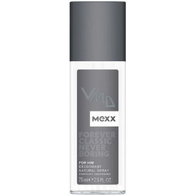 Mexx Forever Classic Never Boring for Him perfumed deodorant glass 75 ml