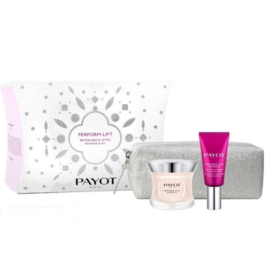 Payot Perform Lift Vitality 50 ml + Perform Lift Regard 15 ml + Gift cosmetic bag, Christmas set