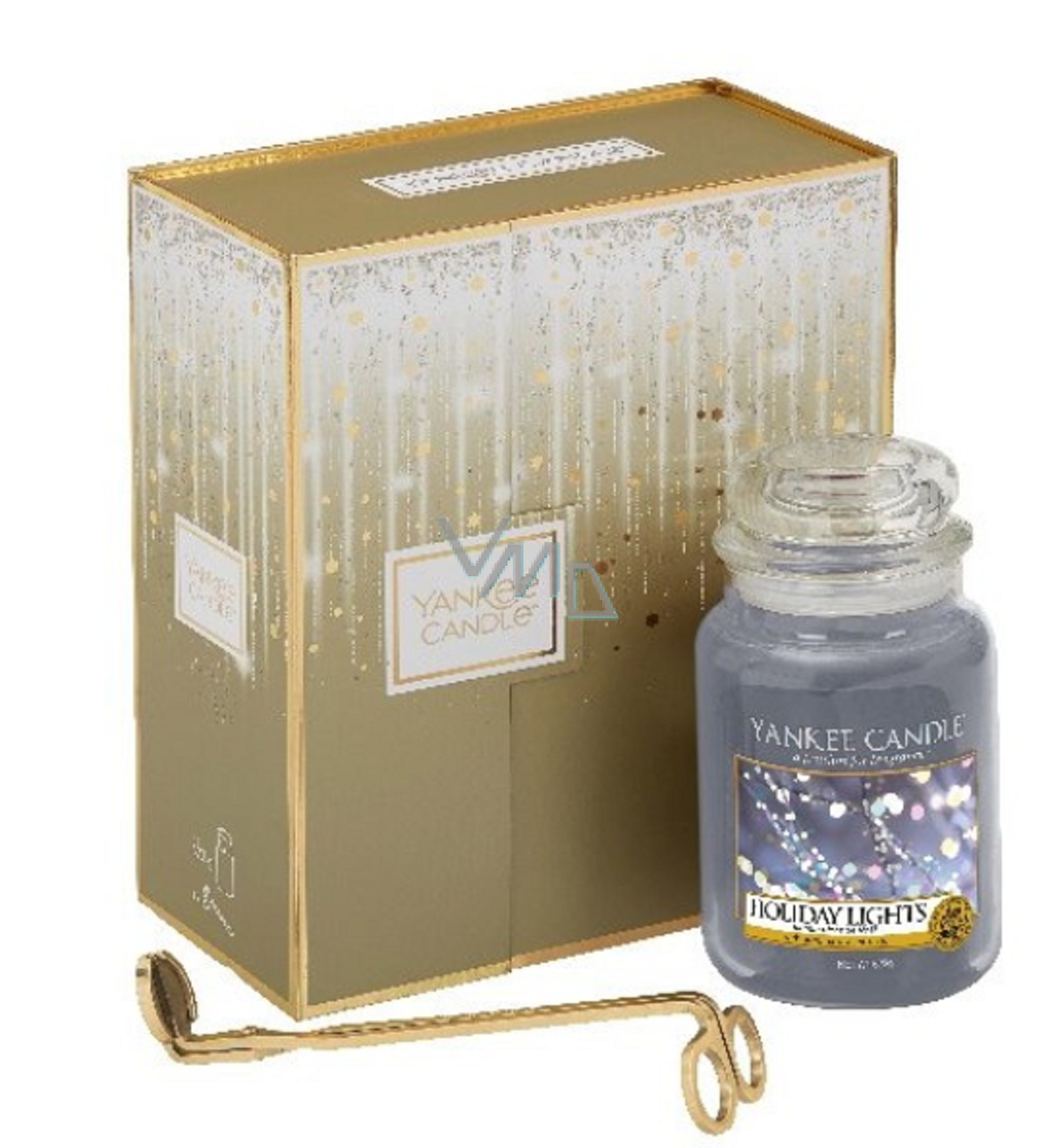 Yankee Candle Holiday Lights Classic Scented Candle Classic Large Glass 623 g + gold wick