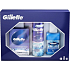 Gillette Series Cool Wave Fresh aftershave 100 ml + Endurance Cool Wave antiperspirant deodorant gel 70 ml + Series 3 x Action Sensitive Cool shaving gel 200 ml, cosmetic set for men