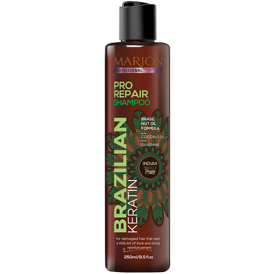 Marion Brazilian Keratin Pro Repair shampoo for damaged hair 250 ml