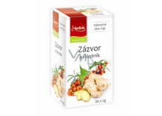 Apotheke Natur Ginger and sea buckthorn fruit tea helps digestion, breathing and well-being 20 x 2 g