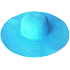 GIFT Laura Biagiotti Pamela Hat Beach Blue