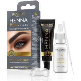 Reverse BIO Henna color for times and eyebrows Graffit 12 ml + 12 ml