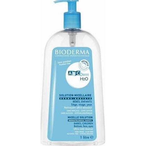 Bioderma ABCDerm H2O micellar cleaning solution for children 1 l