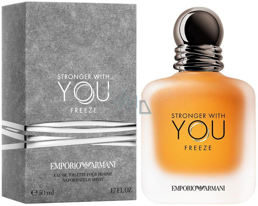 Giorgio Armani Emporio Stronger with You Freeze Eau de Toilette for Men 50  ml - VMD parfumerie - drogerie
