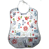 Plastic Nova Bib children's washable white animal border