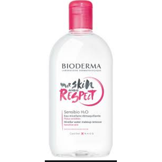 Bioderma Sensibio H2O micellar make-up remover for sensitive skin 500 ml Limited edition