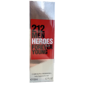 Carolina Herrera 212 Men Heroes body spray for men 50 ml