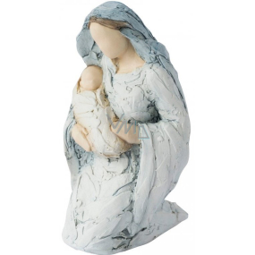 Arora Design Mary and Santa Claus a beautiful depiction of the Virgin Mary with the Baby Jesus in her arms must not be missing in your nativity scene Resin figurine 13.5 cm