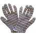 PESh Sloter made of textile fabric, Protective gloves of different colors 1 pair