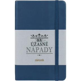 Albi Gift journal notebook medium blue For amazing ideas 11 x 17 cm