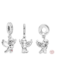 Sterling silver 925 Harry Potter - Hedwig the Owl, bracelet pendant