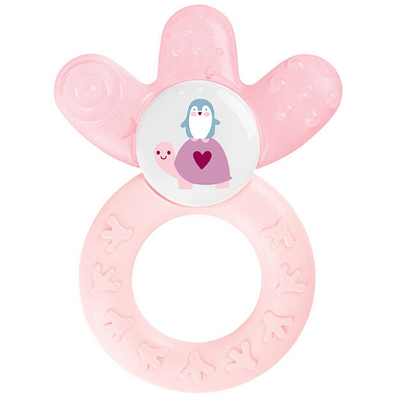 Mam Cooler teether with cooling part filled with water 4+ months Pink
