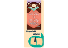 Albi Magnetic bookmark My heart beats for great books 9 x 4, 5 cm