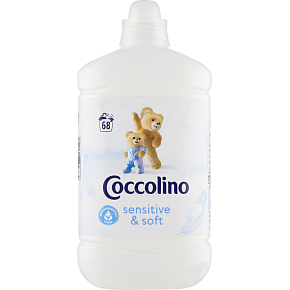 Coccolino Fabric Softener for Babies White Sensitive 68 Washes, 1.7 l