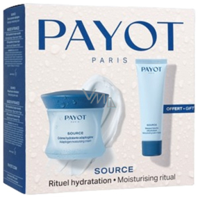 Payot Source Cr?me Hydratante Adaptog?ne facial moisturizer 50 ml + Source Masque Baume Réhydratant hydrating refreshing mask 50 ml, cosmetic set for women