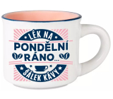 Albi Espresso Mug - The cure for Monday morning - cup of coffee 45 ml