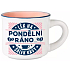 Albi Espresso Mug - The cure for Monday morning - cup of coffee 45 ml