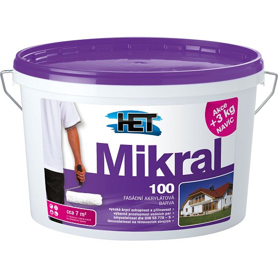 Het Mikral 100 facade paint, 15+3 kg