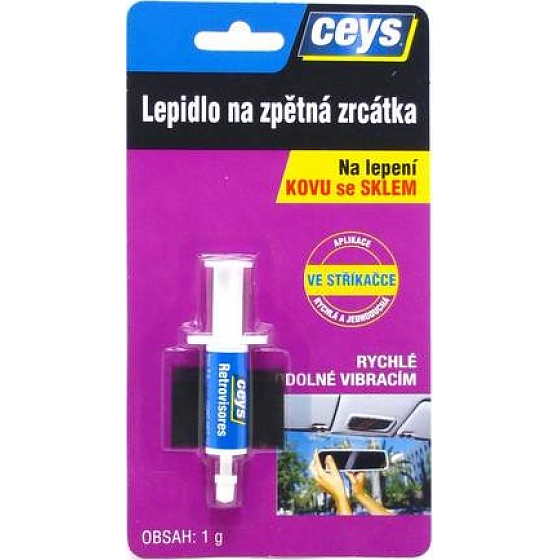 Ceys Rearview mirror adhesive 1 g in a syringe