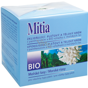 Mitia Bio Seaweed and Panthenol skin and body cream for all skin types 250 ml