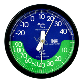 Schneider Hygrometer and thermometer, round, plastic, 108 mm