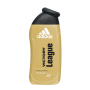 Adidas Victory League Eau de Toilette for Men 100 ml + After Shave Splash 100 ml + Shower Gel 250 ml + Towel, Gift Set