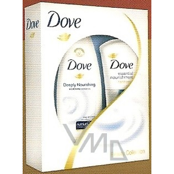 Dove Original shower gel 250 ml + moisturizing hand cream 75 ml, cosmetic set