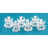 Crochet angels in a box set of 6 pieces, 6 cm
