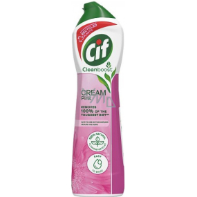 Cif Cream Pink abrasive cleaning liquid sand 500 ml