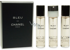 Chanel Bleu de Chanel Eau de Toilette Refill for Men 3 x 20 ml