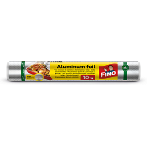 Fino aluminum foil, width 29 cm, thickness of the foil 10.5 µ, 10 meters