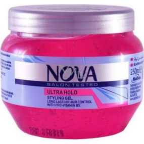 Nova Ultra Hold Styling Gel 250 ml maximum stiffening hair gel