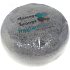Fragrant Courage Olive Glycerin Soap Massage with Sponge Filled with Diesel Only the Brave Perfume Scent in Gray-White Color 200 g