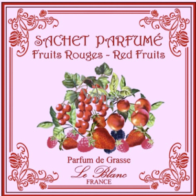 Le Blanc Fruits Rouges - Red Fruit Scented Bag 11 x 11 cm 8 g