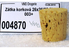 Cork stopper 26 x 26 x 22 mm, 2 l