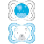 I have a Mini Air silicone orthodontic pacifier 0-6 months, various patterns and colors, 1 piece.