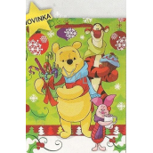 Nekupto Gift paper bag 33 x 26 x 13 cm Winnie the Pooh Christmas 1187 WLGL