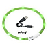 Karlie Flamingo luminous LED collar for dogs green, uni size 20-75 cm, rechargeable