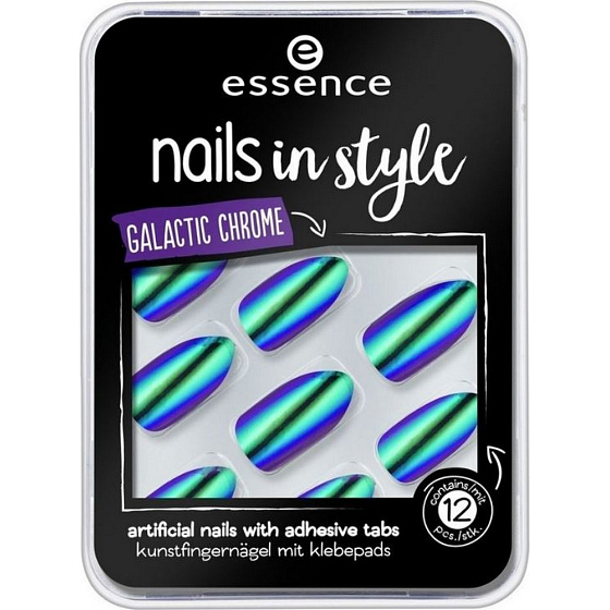 Essence Nails In Style Artificial Nails 06 Across The Universe 12 pieces