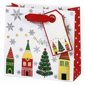 BSB Luxury gift paper bag 23 x 19 x 9 cm Christmas Christmas Village VDT 413 - CD