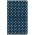 Albi Deluxe Block Gold polka dots lined, dark blue 9.5 cm x 15.5 cm x 1.5 cm