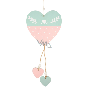 Wooden heart for hanging 33 cm