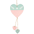 Wooden heart for hanging 33 cm
