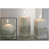 Lima Hologram Candle White Sphere 100 mm 1 piece