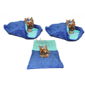 Marysa litter - 3in1 bag is designed for puppy, kitten, rodent or ferret XL 60 x 150 cm blue / turquoise
