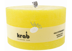 Crab Citronella repellent garden candle rustic, burns for 45 hours, 80 x 140 x 140 mm 1,000 g