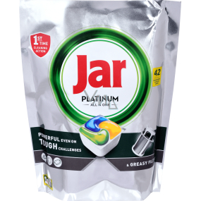 Jar Platinum All in One Lemon dishwasher capsules 42 pieces