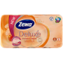 Zewa Deluxe Aqua Tube Cashmere Peach Perfumed Toilet Paper 150 shreds 3 ply 8 pieces, flushable roll